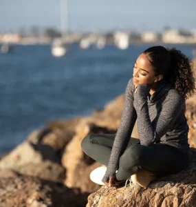 woman relaxing
